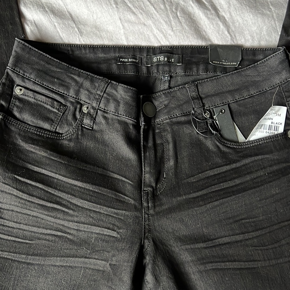 NWT • STS Blue “Piper” Black Skinny Jeans • Women’s Size 6/Juniors Size 7 👖 - Picture 13 of 16